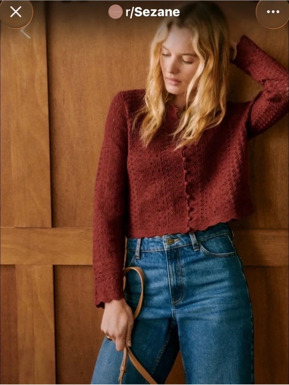 Rare! Discontinued! Sezane NOELIE CARDIGAN - Picture 1 of 12
